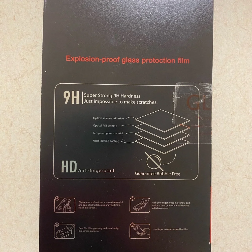 Tempered Glass Screen Protector for iPhone 11/XR - Black